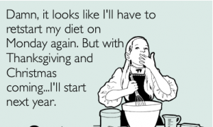 start diet on monday