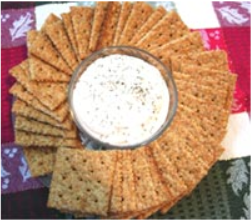 Smoked Salmon Mousse with Crackers