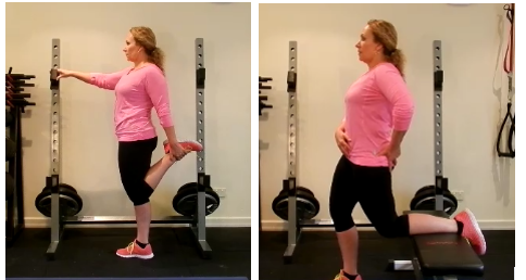 correct hip flexor stretch for blog