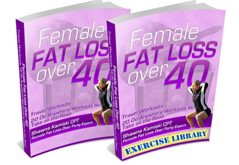 female fat loss over forty travel workout